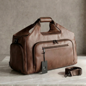 Σάκος ταξιδιού χρώμα καφέ