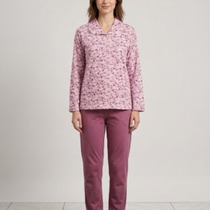 Γυναικεία Βαμβακερή Πυτζάμα καρδιές